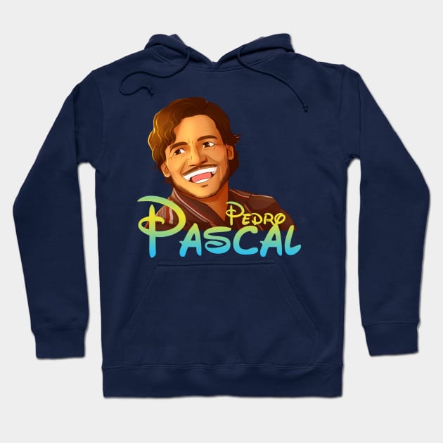 Pedro Pascal Cartoon Hoodie by Polomaker